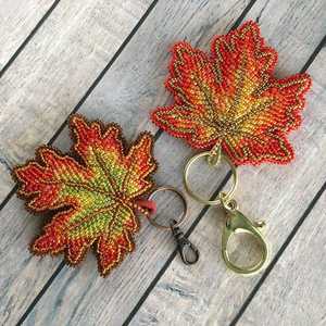 Llavero de Bordado con Cuentas de Semillas, Opción de Logotipo Personalizado, Llavero Exclusivo de Bordado con Cuentas de Semillas, Elección de Moda - Product Image 6