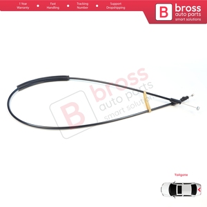 Poignée de verrouillage de hayon BDP1600 avec câble Bowden long pour Kangoo MK1 KC Express FC Nissan Kubistar X76 7700303592 - Product Image 2