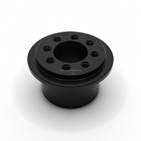 Kit d'adaptation de moyeu de volant court M-lathe OEM en aluminium usiné CNC, anodisé noir racing, pour BMW E36