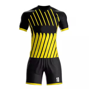 ชุดเสื้อทีมฟุตบอลของผู้ชายชุดเสื้อสโมสรสีทึบพิมพ์ซับลิเมชันตามสั่ง - Product Image 2