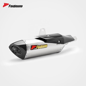 Sistema de Escape para Motocicleta al por Mayor de Fábrica Forsound, Sección Trasera y Sección Central Delantera para Scooter <span class=keywords><strong>Honda</strong></span> XDADV750 - Product Image 4