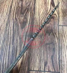 Traqueur de lame en acier damas de taille personnalisée couteau à lame fixe manche en bois couteaux de camping de chasse en plein air - Product Image 5