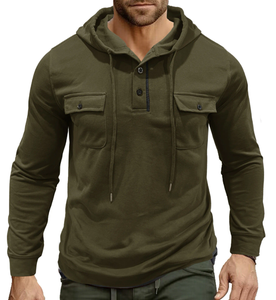 Sudaderas con Capucha de Alta Calidad para Hombre, 100% Algodón Ecológico, Unisex, Estilo Urbano, con Impresión Digital y Logotipo Personalizado para Invierno - Product Image 1