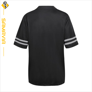 Camiseta de fútbol americano Equipo Camiseta de fútbol americano Tela de poliéster Uniforme personalizado Top Listo para enviar - Product Image 2