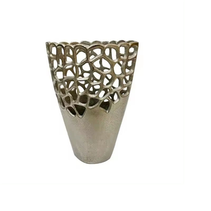Pot de fleurs et jardinière en aluminium moderne avec trou de drainage, design écologique et léger, personnalisable, utilisation au sol, décoration pour la maison et le jardin - Product Image 3
