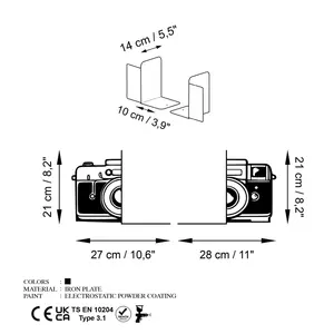 Soporte de Lectura de Aluminio Chapado en Oro de Diseño para Decoración de Oficina, Escultura Moderna Pulida de Feng Shui Antiguo por Zahid - Product Image 3