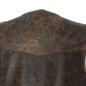 เสื้อกั๊กหนังวัวสำหรับผู้ชายทรงสลิมฟิตทำจากหนังปากีสถานทำตามสั่งตามสมัยนิยม - Product Image 6