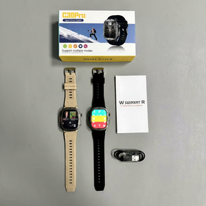 Montre connectée Sower C30 Pro 44-49 mm, écran tactile TFT, Bluetooth, étanche IP67, tracker de fitness sportif unisexe - Product Image 2