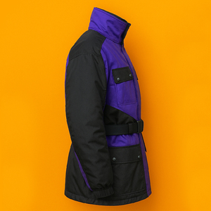 Chaqueta de Pana Extra Grande Personalizada, Chaqueta Bomber de Trabajo Vintage con Forro de Sherpa, Fabricante Mayorista OEM - Product Image 5