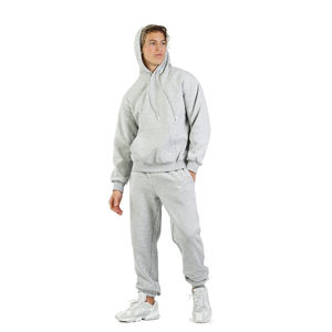 Conjunto Deportivo Personalizado para Hombre, Invierno, Alta Calidad, Resistente al Viento, Estilo Desgastado, Corte Desgarrado, Lavado Ácido, Transpirable, para Fitness y Jogging - Product Image 2