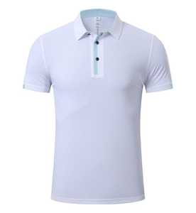 Verano 200gsm poliéster algodón barato liso en blanco logotipo personalizado impreso ropa informal Polo para hombre camiseta personalizada hombres Polo camisetas - Product Image 2