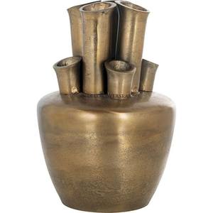 Jarrón de flores de diseñador elegante de Metal resistente chapado en oro de alta calidad, suministros para centro de mesa y decoración del hogar - Product Image 1