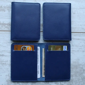 Cartera de Cuero Genuino para Hombre, Diseño Corto, Ligera, Duradera y a la Moda, con Logotipo Personalizado, Cierre Abierto, OEM 2025, Alta Calidad - Product Image 6