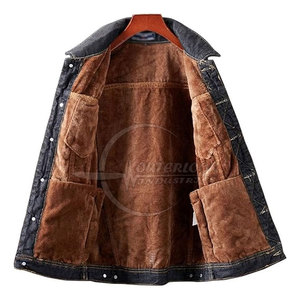 Single Breasted <b>Jeans</b> <b>Jacket</b> <b>Men</b> Slim Fit Cotton Outwear <b>Jackets</b> Spring Autumn <b>Men</b> <b>Jeans</b> <b>Jackets</b> Casual Custom Color - Product Image 3