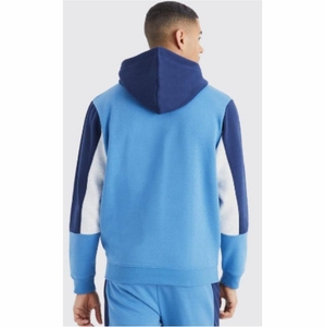 Chándal de otoño para hombre de calidad superior, chándal para correr, logotipo personalizado impreso, Sudadera con capucha de lana de algodón 100%, patrón sólido completamente - Product Image 5