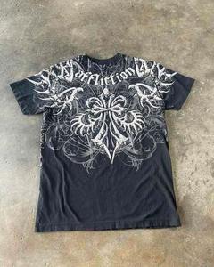 Camiseta Casual Extra Grande para Hombre, 100% Algodón Satinado, Logotipo Personalizado, 260G, Impresión Serigráfica, Venta al Por Mayor - Product Image 6