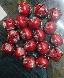 Campanas de Navidad Modernas de 45 mm, Decoración para Árbol de Navidad, Escultura Pintada con Recubrimiento de Polvo de Hierro, Decoración de Interiores - Product Image 4