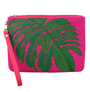 Sac de broderie artisanal avec un design complexe de perles de verre avec des travaux de couture et de couture - Product Image 4