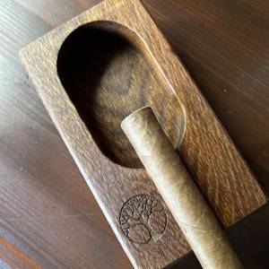 New Collection Square and Round Wood <b>Ashtray</b> Ash Tray for Smoking Cigar and Cigarette <b>Ashtray</b> for Elders Smoking Accessories - Product Image 1