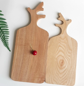 Tabla de cortar de madera natural de primera calidad para una preparación integral de la cocina: excelente para cortar, rebanar, cortar en cubitos y más - Product Image 1