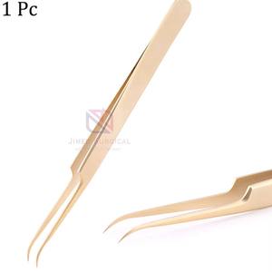 Pinzas de Precisión Personalizadas de Acero Inoxidable para Extensiones de Pestañas y Maquillaje |   Reutilizable de Alta Calidad |   Fabricación OEM - Product Image 2