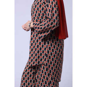 ชุดสูทลายตารางแดงสำหรับผู้หญิง - Product Image 2