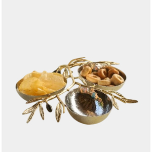 Bol de service à fruits décoratif élégant en métal argenté de la meilleure qualité avec accent floral bol de service à salade au prix le plus bas - Product Image 5