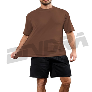 Tshirt unisexe marron à épaules tombantes oversize streetwear style décontracté tissu doux confortable doit avoir la mode à la mode essentielle - Product Image 6