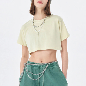 2025 Summer Eco-Friendly Breathable Anti-Wrinkle Two-color Light Change Washed Do Old Retro Fashion Trend Loose Women's - Product Image 2