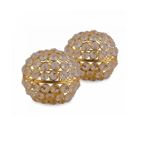 Latest Collection Top Quality Candle Crystal Bowl With Diamond at Competitive Price - Product Image 1