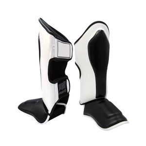 Espinilleras 2025 de color personalizadas directas del fabricante al por mayor para hombres, espinilleras de boxeo con impresión de logotipo personalizado a bajo precio - Product Image 1