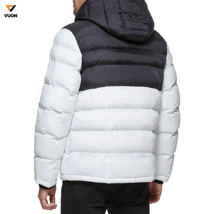 เสื้อแจ็คเก็ตขนเป็ดสำหรับผู้ชายและผู้หญิงเสื้อโค้ทแบบมีซิปยาวมีฮู้ดสำหรับฤดูหนาว - Product Image 3