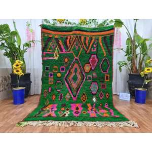 Alfombras marroquíes hechas a mano de lana, auténticas alfombras bereberes, lana natural, artesanía, personalizables en tamaño y colores, alta calidad - Product Image 1