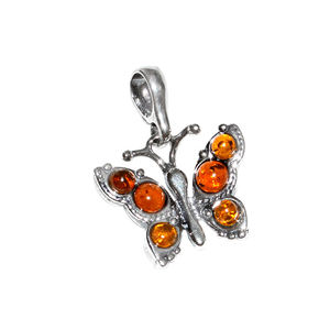 Colgante único de Plata de Ley 925, ámbar del Caribe, en venta al mejor precio - Product Image 3