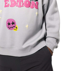 Vente en gros Streetwear unisexe personnalisé Sweats à capuche imprimés bouffants 3D Sweats à capuche de haute qualité pour hommes Sweats à capuche respirants avec impression bouffante pour hommes - Product Image 4