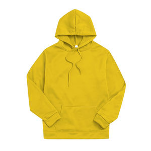 Streetwear mode couleur unie pull 100% coton sweats à capuche pour hommes haute rue couleur Patchwork brodé hommes sweats à capuche - Product Image 2