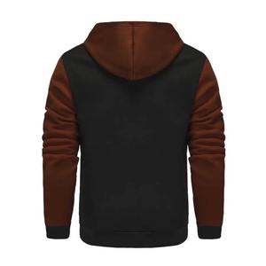 Sweat-shirt à capuche zippé pour homme en polaire polyester/coton, coupe classique, veste de sport décontractée, séchage rapide, respirant, hiver - Product Image 3
