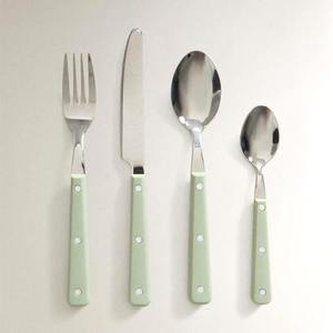 Ensemble de couverts portables en acier inoxydable pour le camping, fourchette, cuillère, couteaux, 3 pièces, cadeau de plein air, vaisselle, couverts - Product Image 3