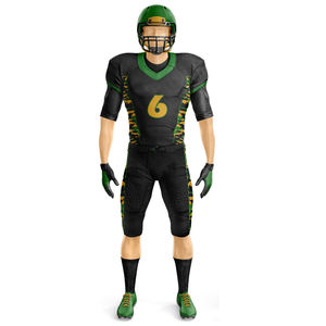 Alta calidad, diseño personalizado, patrón de impresión por sublimación, nombre del equipo, Spandex transpirable, poliéster, ropa de fútbol americano para adultos - Product Image 2