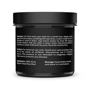 <strong>USA</strong> Made Private Label Dead Sea Firming <strong>Facial</strong> <strong>Mask</strong> Wintergreen Deep Cleansing and Mineral Rich Skincare Treatment for Men