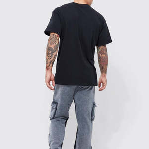 2025กางเกงผู้ชายผ้าซักเป็นกรดมีกระเป๋าข้างผ้าฝ้าย100% โอเวอร์ไซส์สำหรับใช้ในฤดูหนาว - Product Image 1