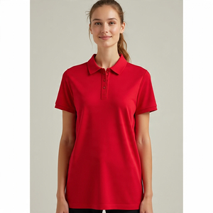 Ropa deportiva Stripe Line Polo Shirt Mujeres Jogging Turn Down Collar Camisas de manga corta Sublimación Golf Polo Shirts Ladies - Product Image 4