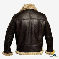 Veste en cuir d'agneau véritable RAF B3 pour homme, sur mesure, vente en gros, fabrication sur mesure