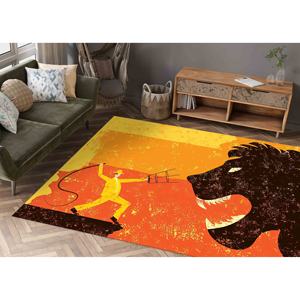 Tapis Lion Tamer : Tapis d'appoint antidérapant imprimé en 3D, tapis doux non tissé - Product Image 1