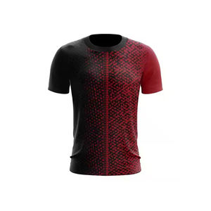 Camiseta deportiva con estampado de sublimación de poliéster de alta calidad, camiseta de sublimación de tinte de poliéster 100, camiseta de manga corta - Product Image 1