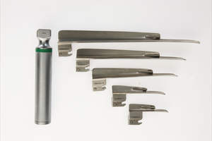 Laringoscopio de Fibra Óptica Eléctrico con Certificación CE ISO, Hoja Recta de Acero Inoxidable, Sistema de Intubación, Etiqueta Privada OEM - Product Image 6