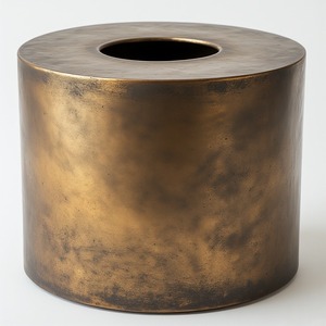 Boîte à mouchoirs en métal multifonctionnelle de qualité supérieure, fabrication artisanale et durable, design personnalisable pour la maison, l'hôtel et le bureau - Product Image 1