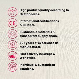 Sản xuất tại Đức-Giấy dán tường cuộn Rừng Ánh Sáng trắng xám-không dệt-Giấy dán tường trang trí nhà-10,05x0,53 M- - Product Image 2