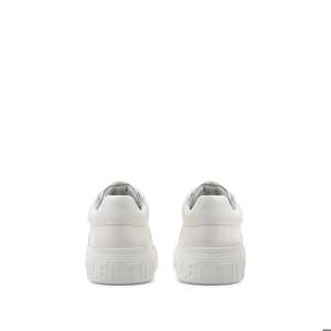 Sneakers décontractées unisexes, logo Rey V, mocassins blancs, chaussures de sport tendance, chaussures de marche, dessus en nappa, semelle intérieure en PU, maille, fabriqué en Italie - Product Image 6