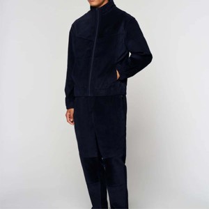 Comfortable <b>Track</b> <b>Jacket</b> and Pants Set - High-Quality Fabric, Ideal for Athletic Wear and Casual Outfits - Product Image 2